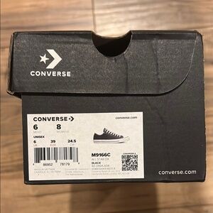 Converse All Star Ox Black Sneakers